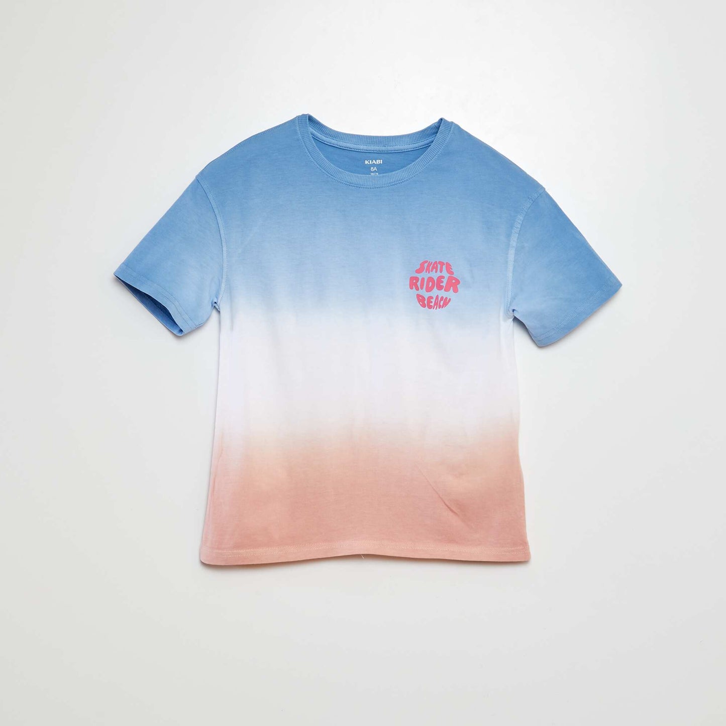 Short-sleeved printed T-shirt BLUE