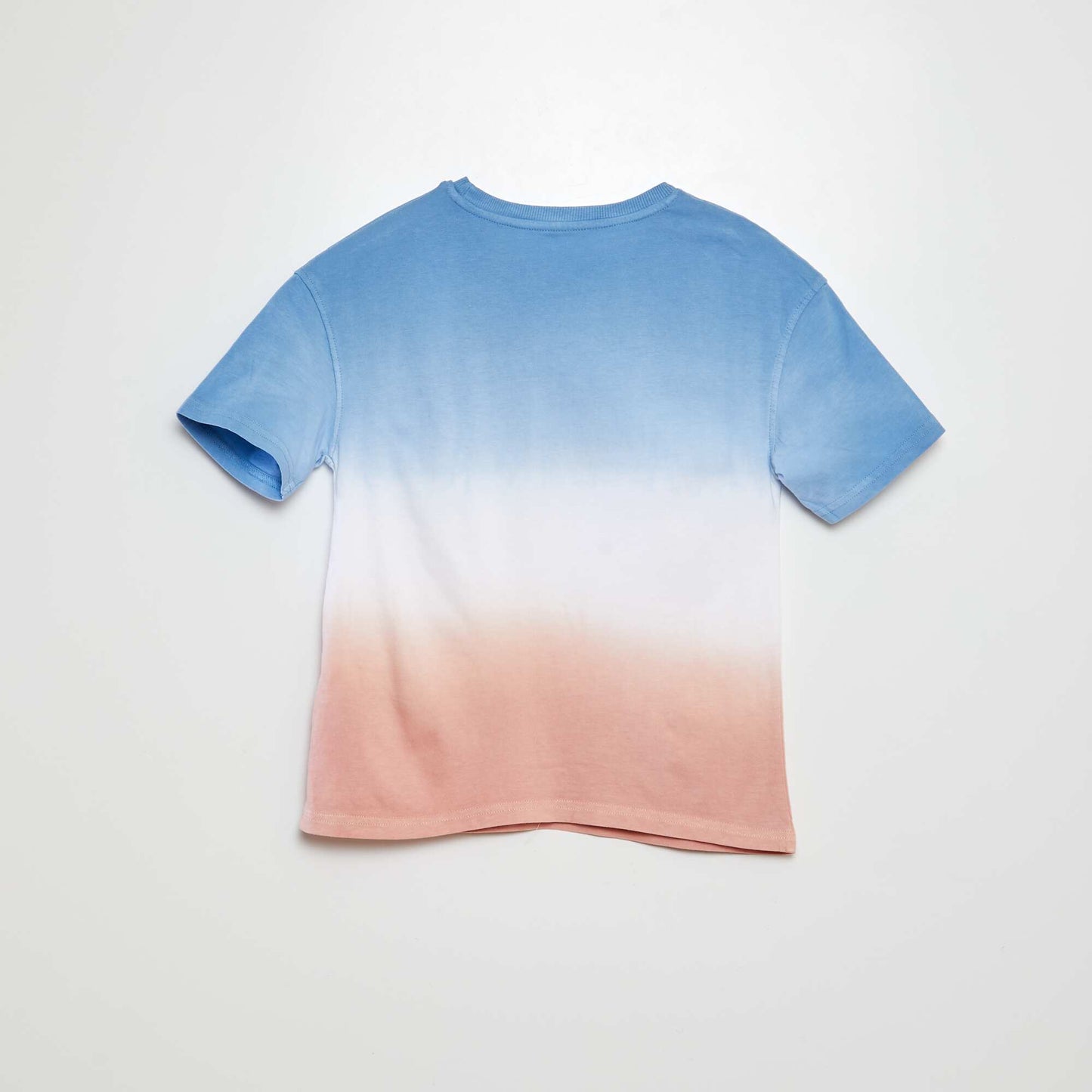 Short-sleeved printed T-shirt BLUE