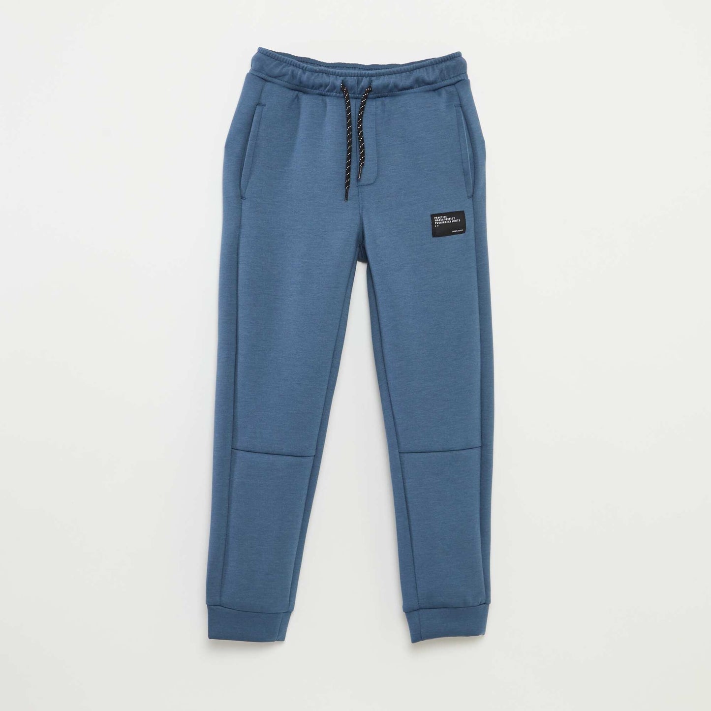 Joggers with adjustable elasticated waist BLUE
