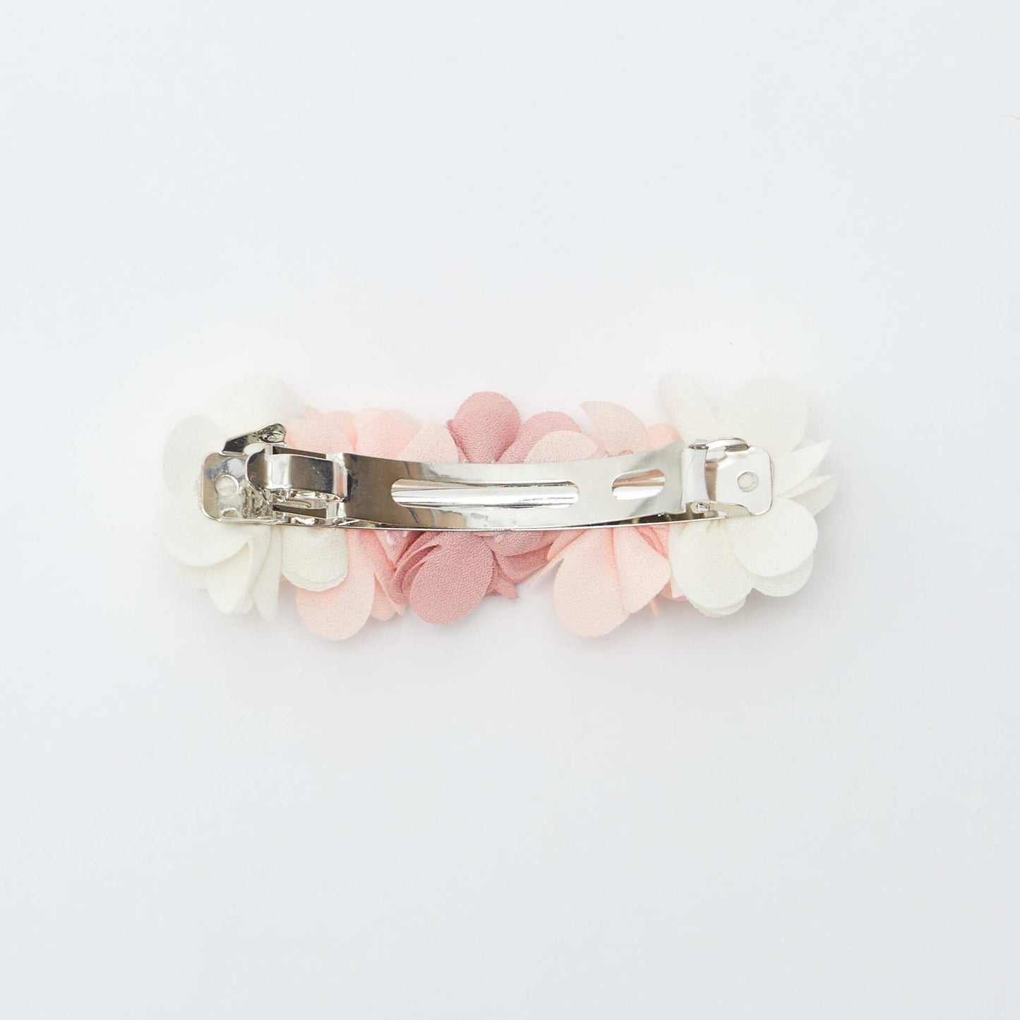 Fancy floral hair slide PINK