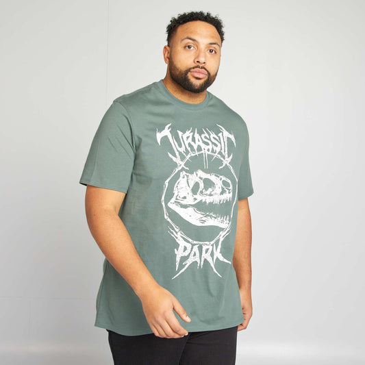 Jurassic Park short-sleeved T-shirt GREEN