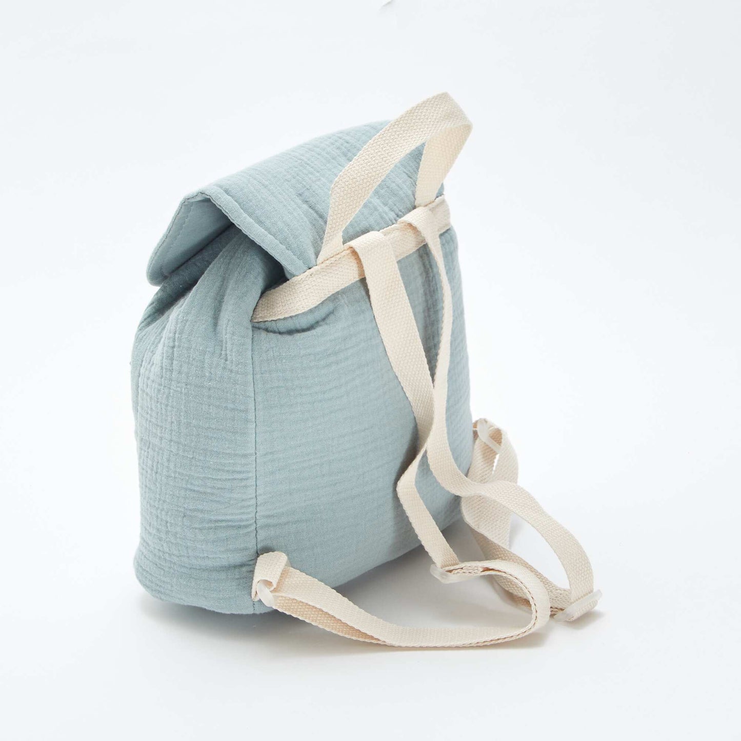 Cotton gauze backpack BLUE