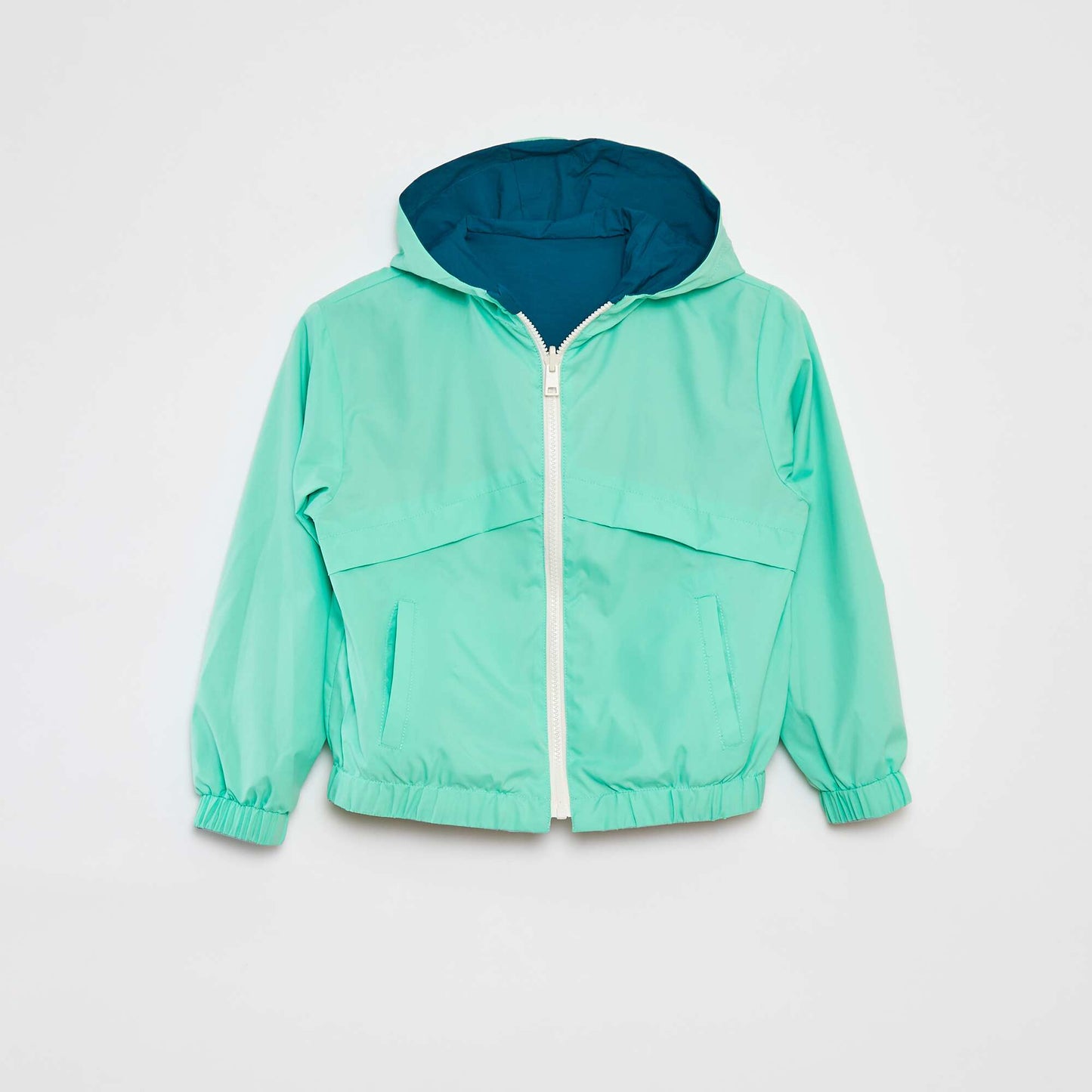 Reversible two-tone windcheater BLUE