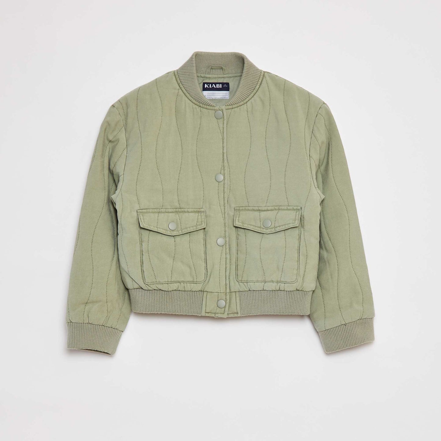 Quilted cotton jacket KHAKI