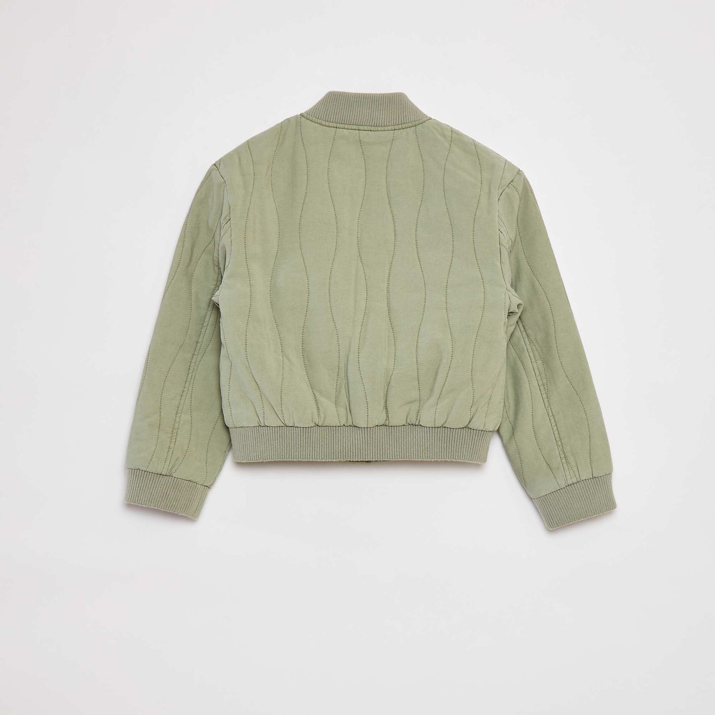 Quilted cotton jacket KHAKI