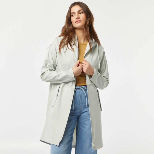 Showerproof hooded parka BLUE