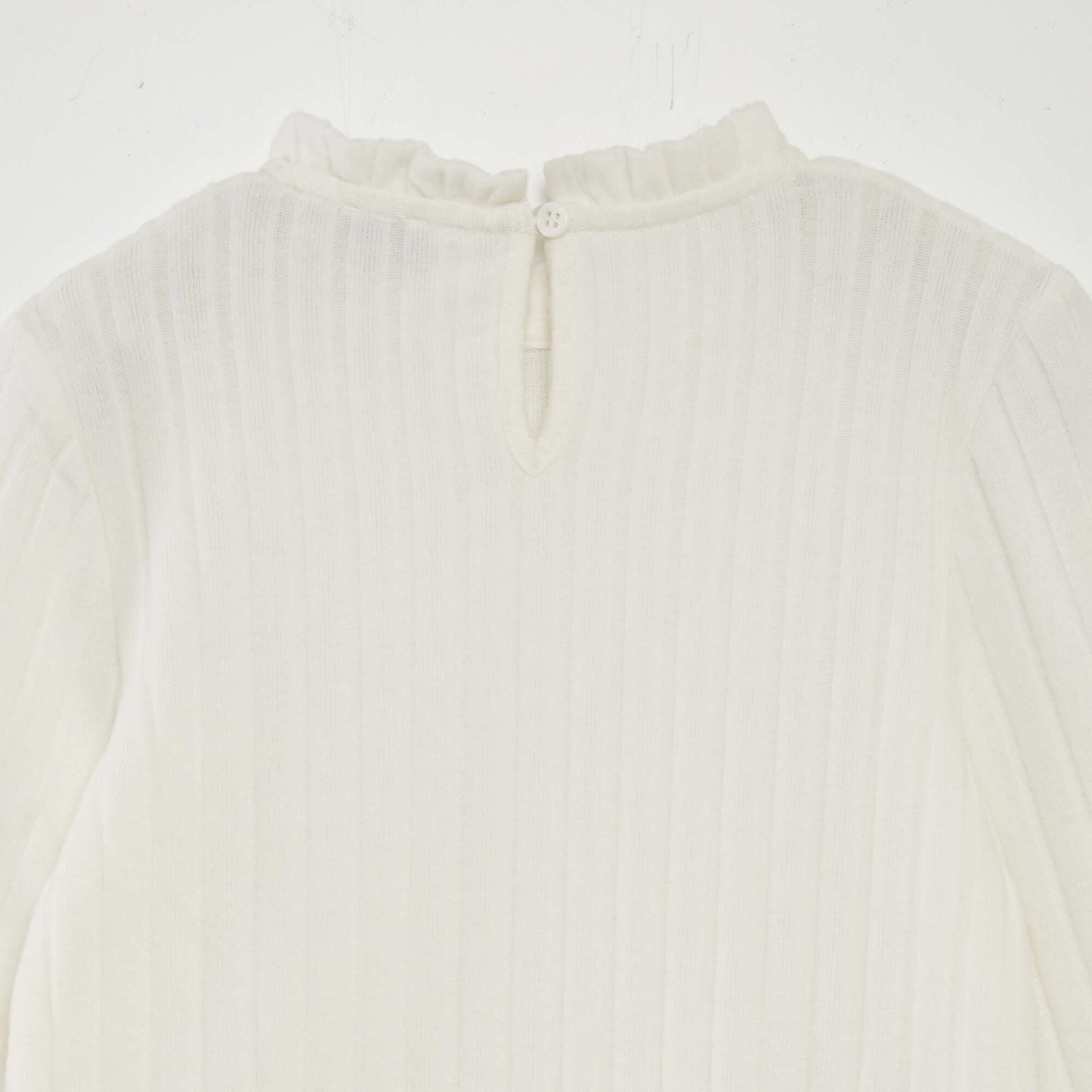 Soft knit T-shirt WHITE