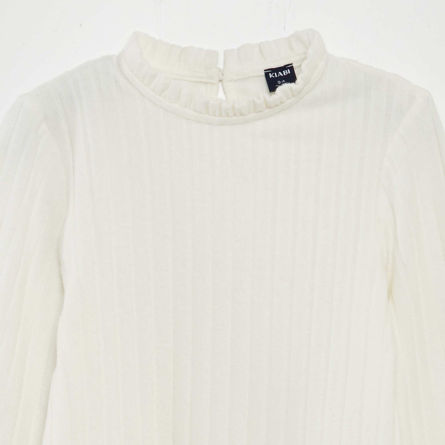 Soft knit T-shirt WHITE