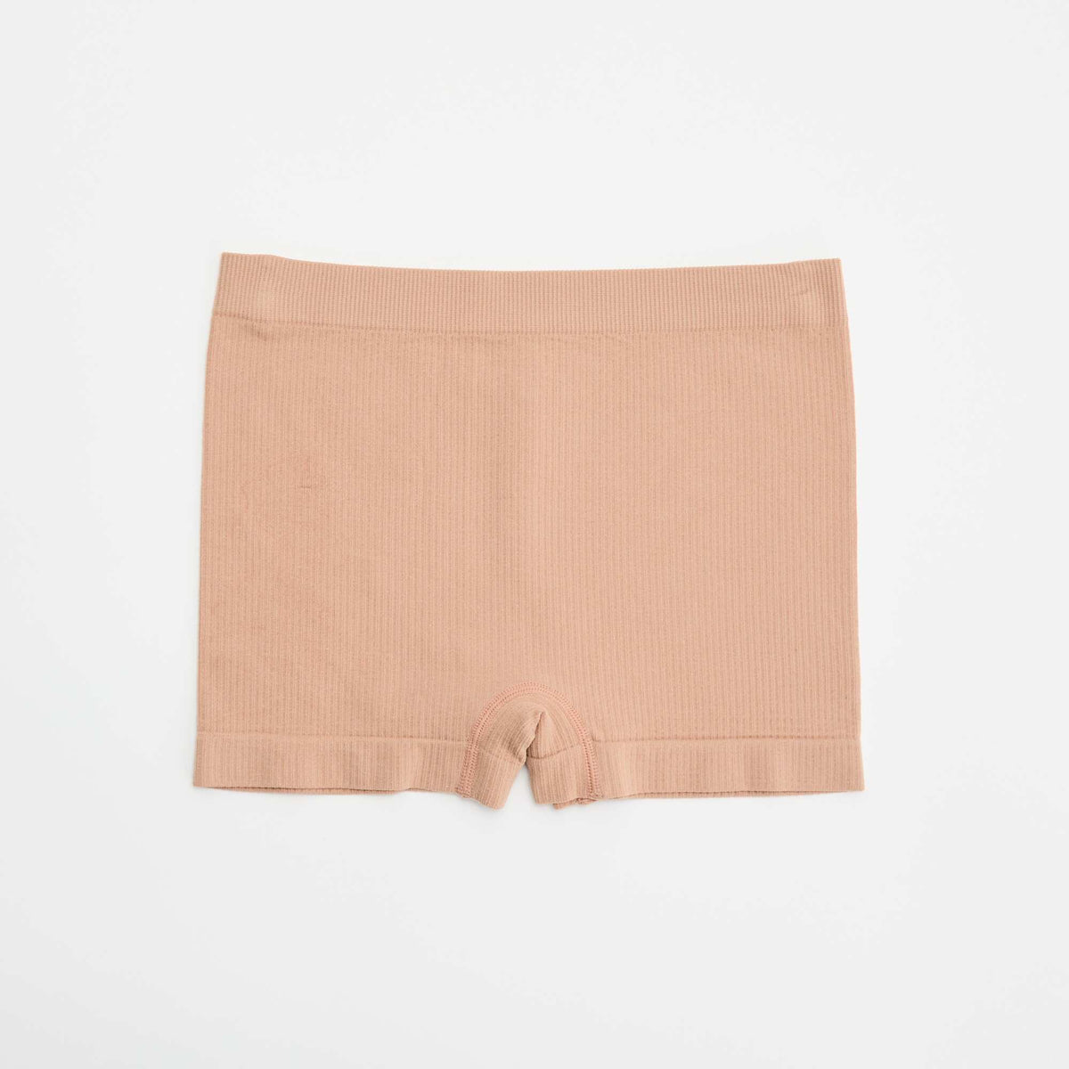 Pack of 2 pairs of ribbed knit boy shorts PINK