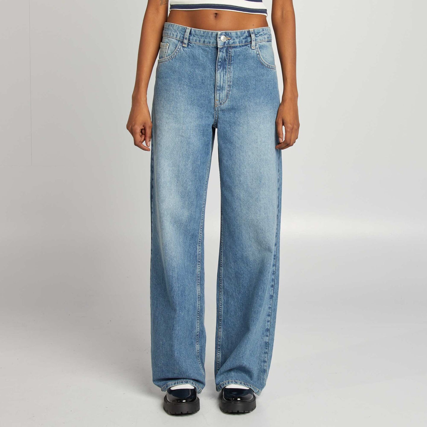 Wide-leg jeans BLUE