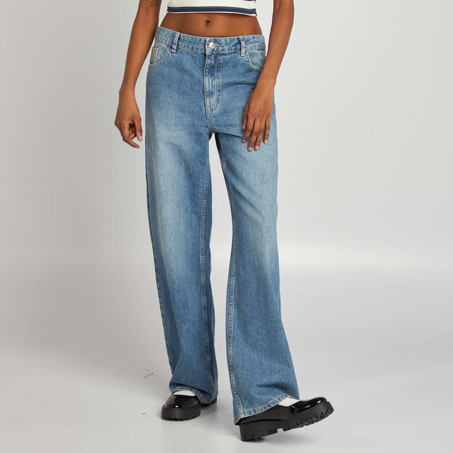 Wide-leg jeans BLUE