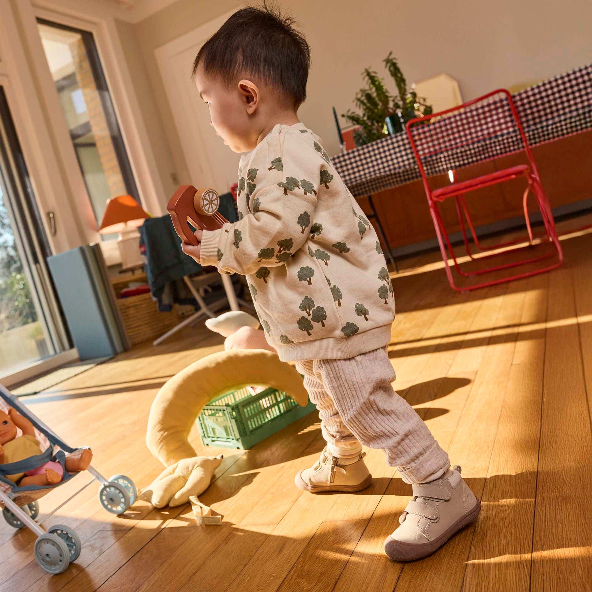 First Steps Motor Skills Shoes - Kitchoun BEIGE