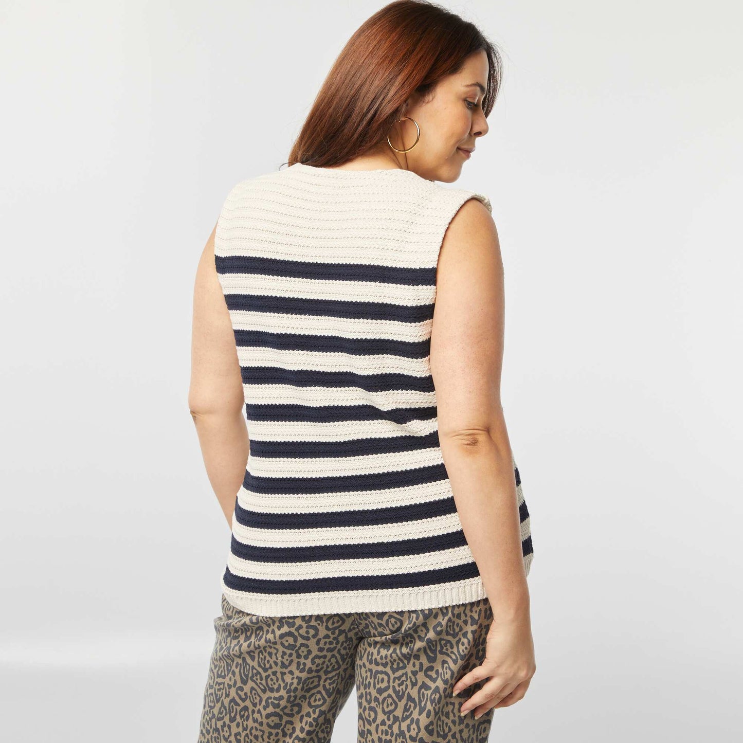 Crochet tank top BLUE