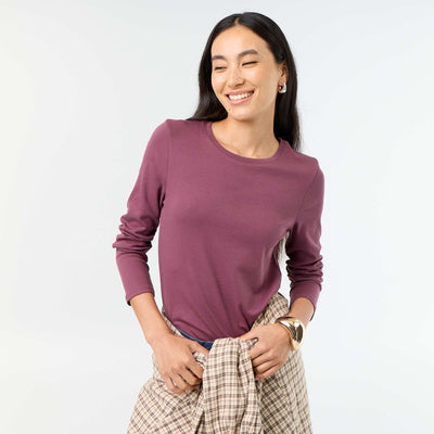 Long-sleeved T-shirt PURPLE