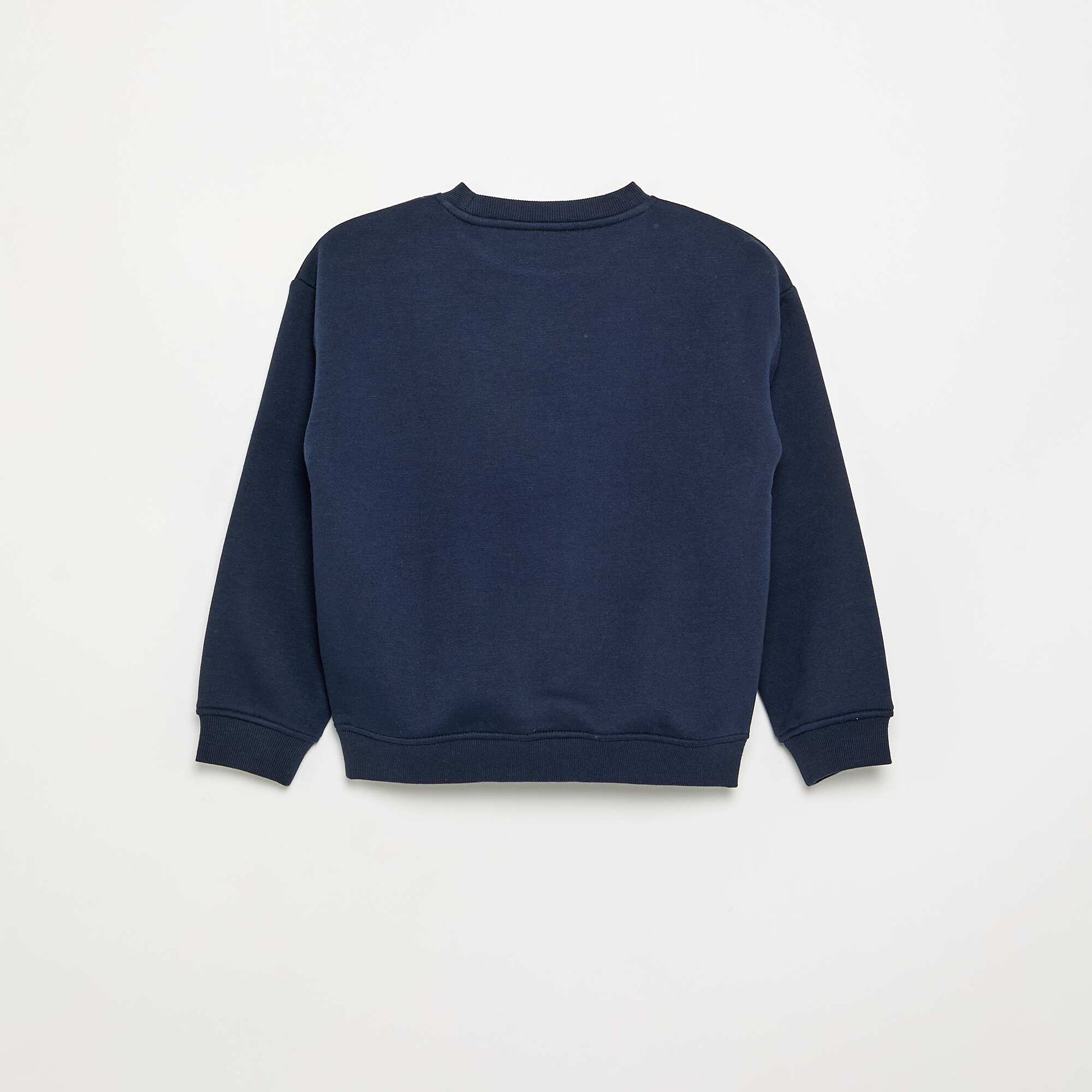 Loose-fit printed sweatshirt BLUE