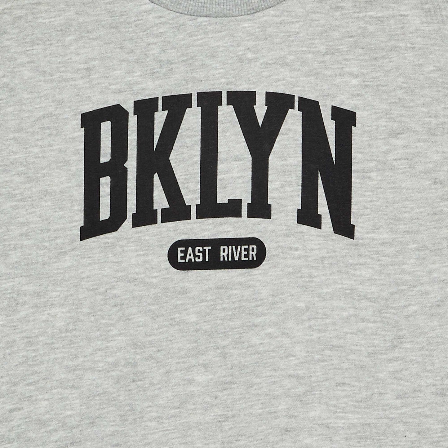 Loose-fit printed sweatshirt GREY