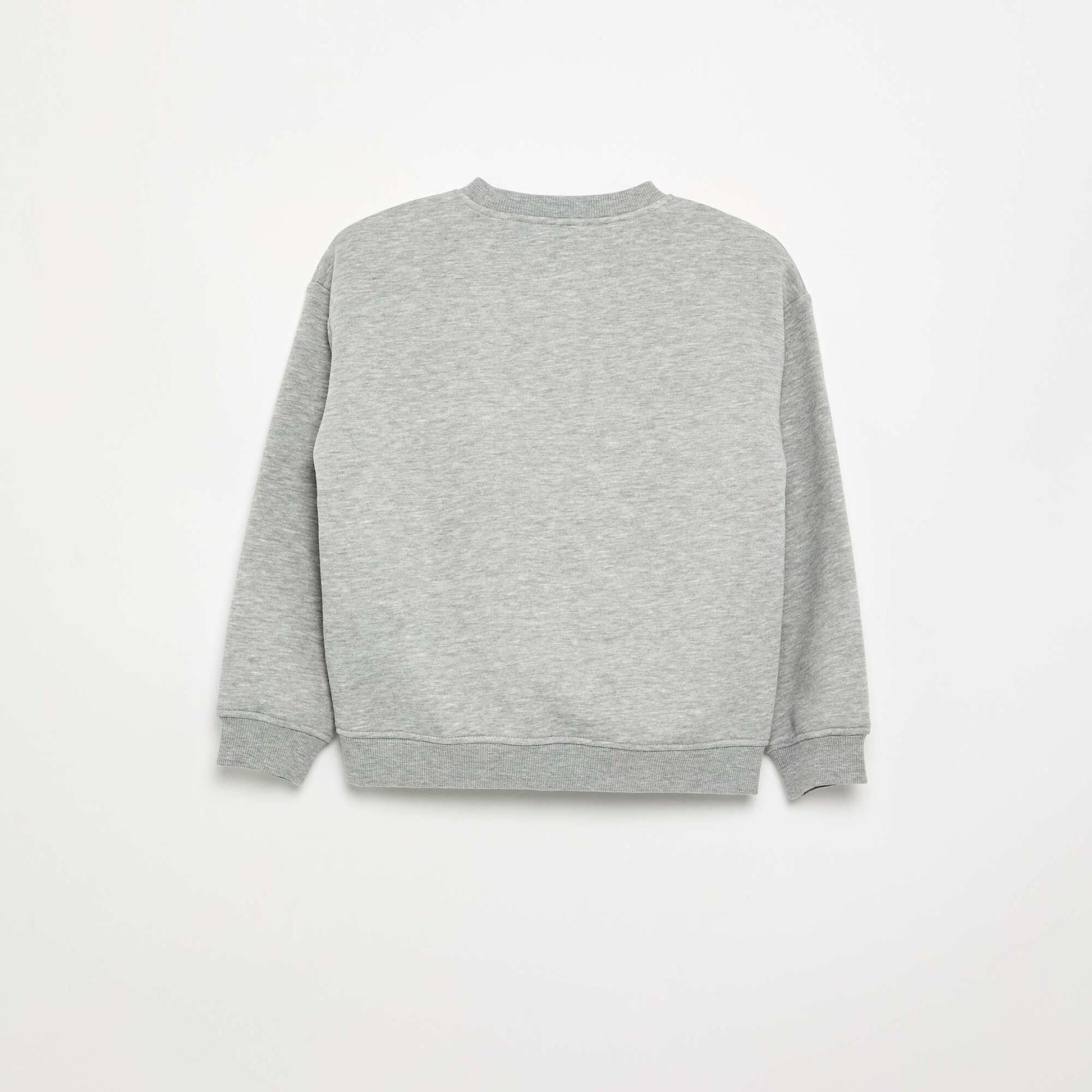 Loose-fit printed sweatshirt GREY