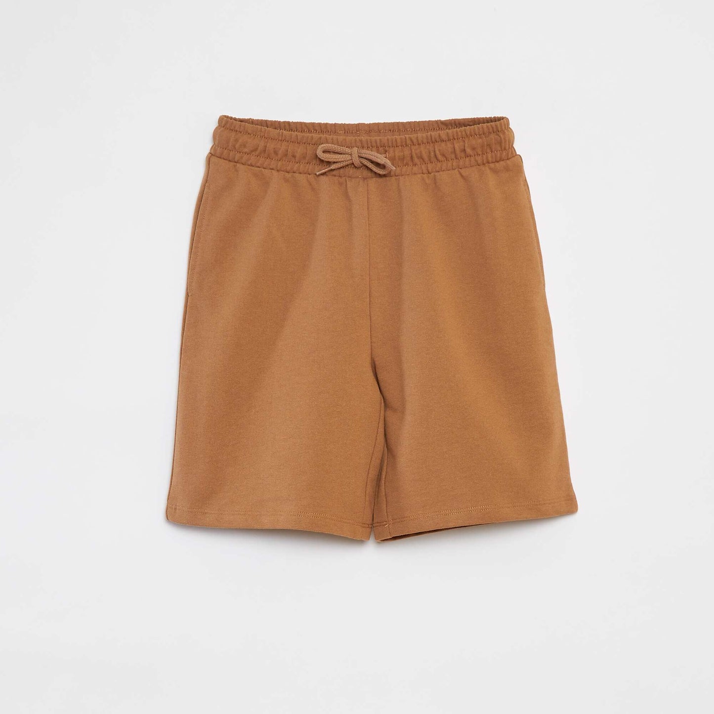 Long plain shorts BEIGE
