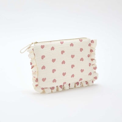 Cotton Gauze Toilet Bag BEIGE