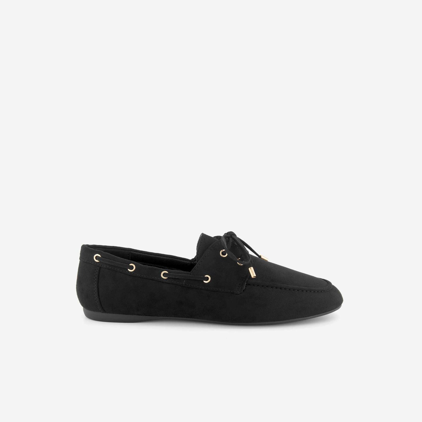 Lace-Up Loafers BLACK