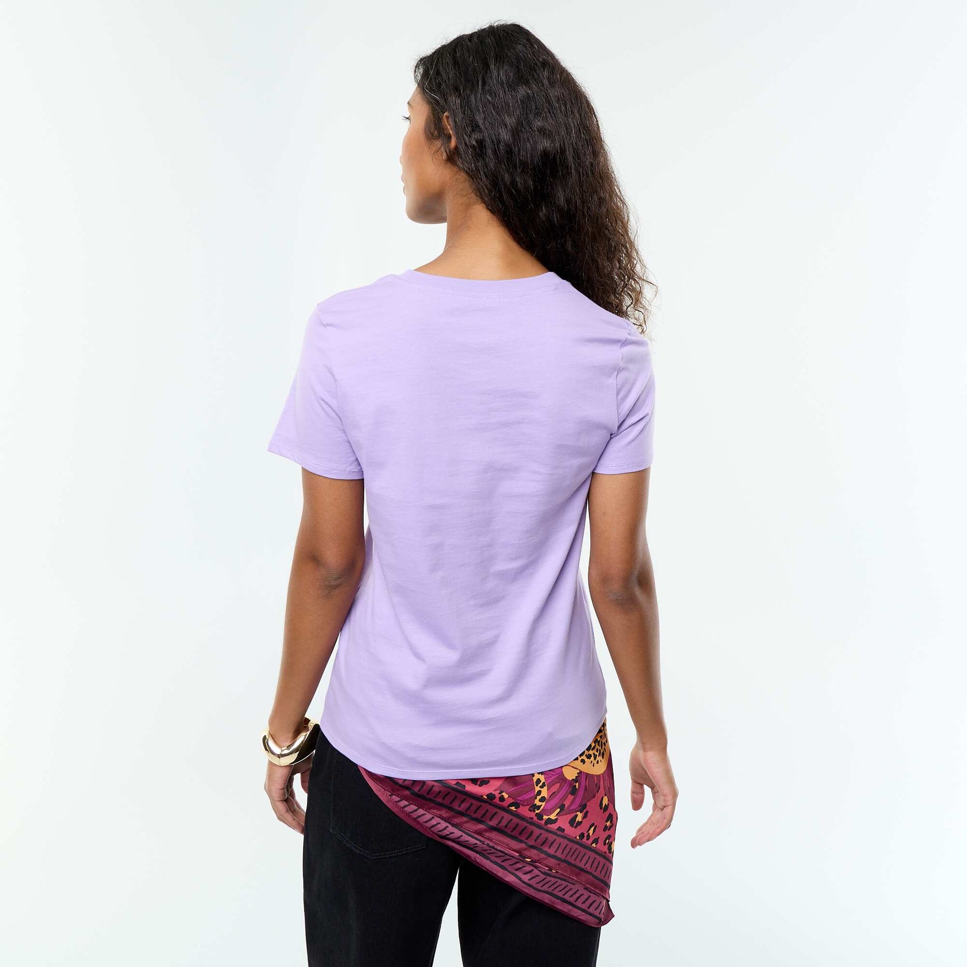Short-Sleeve Jersey T-Shirt PURPLE