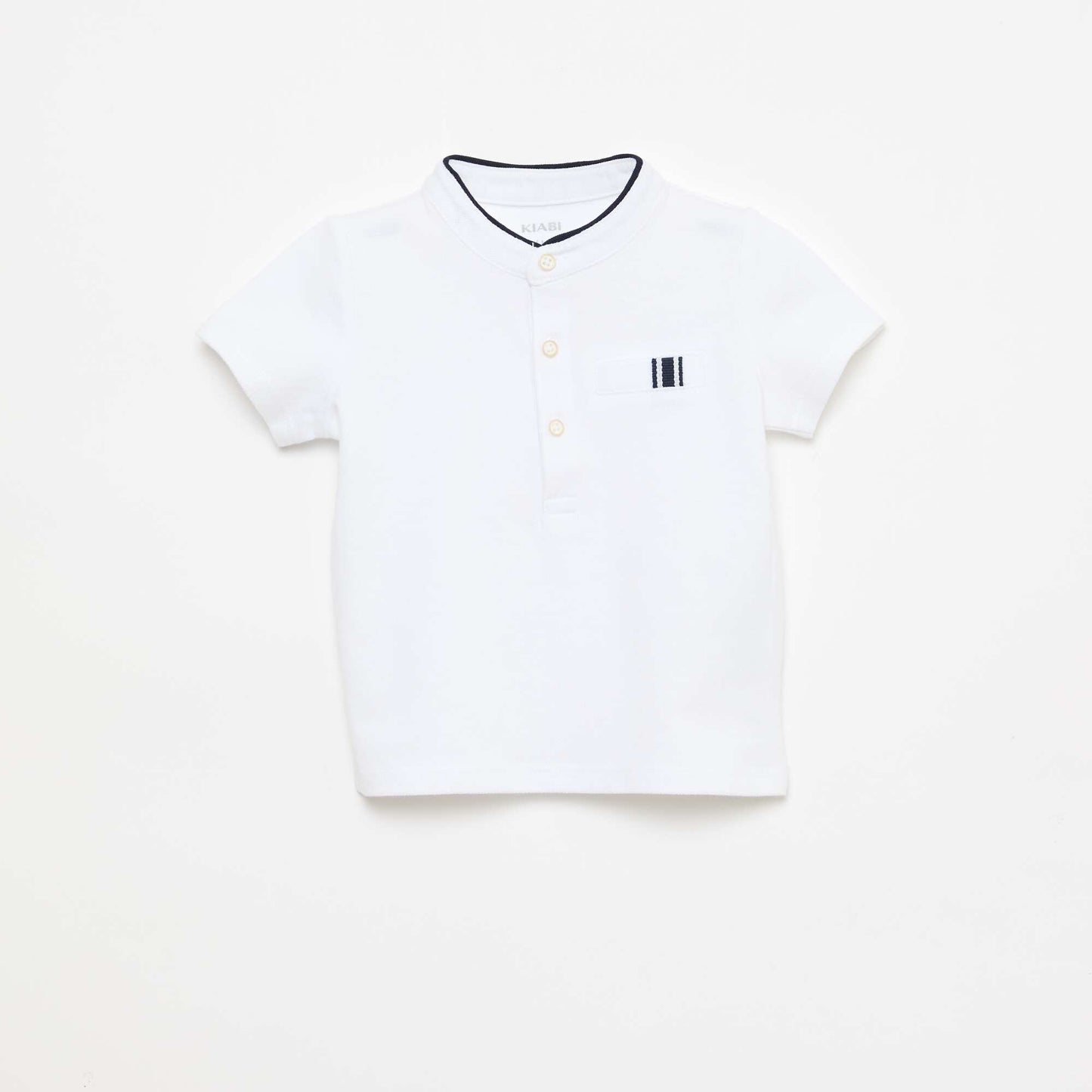 პოლო და შორტი კომპლექტი - 2 ცალი თეთრი