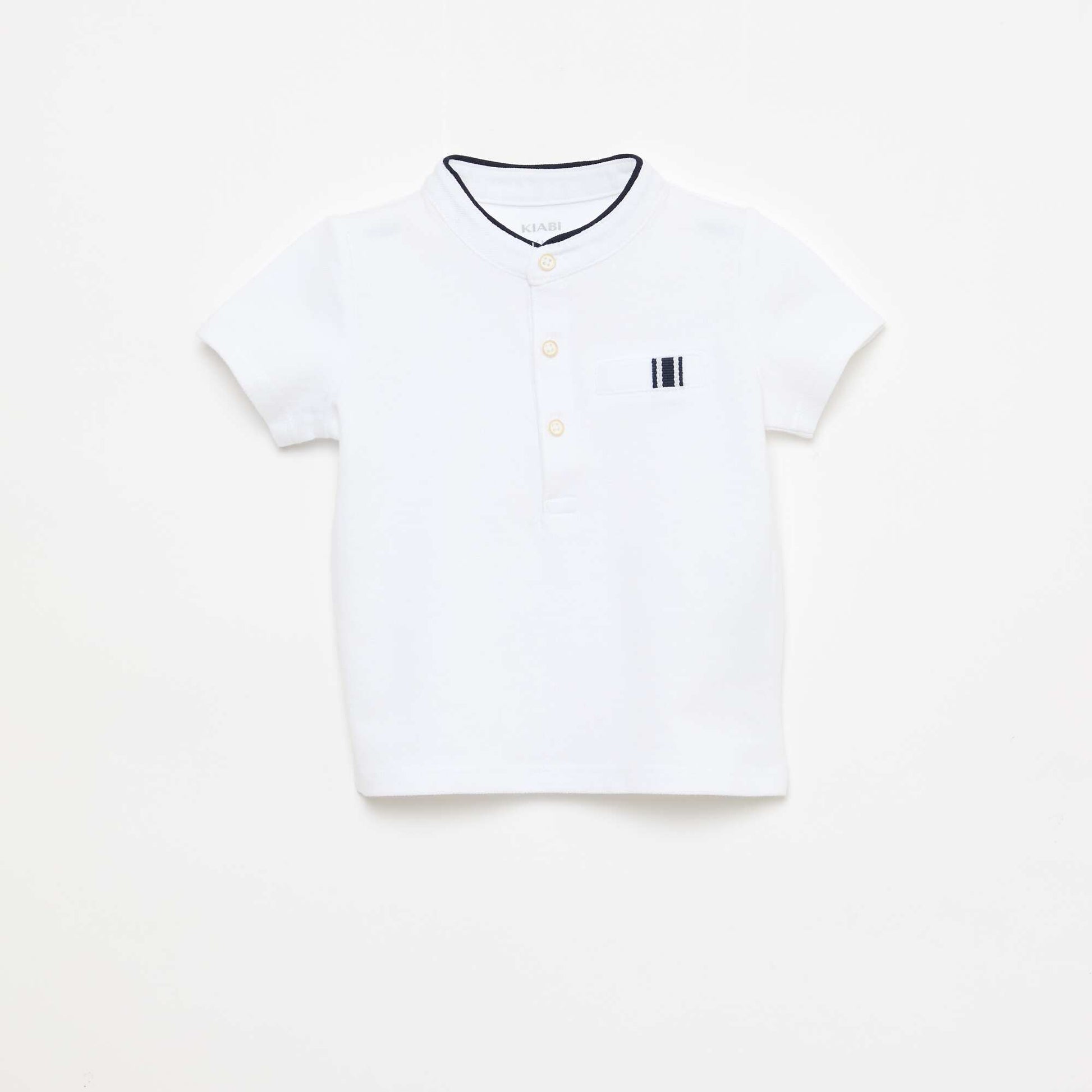 პოლო და შორტი კომპლექტი - 2 ცალი თეთრი