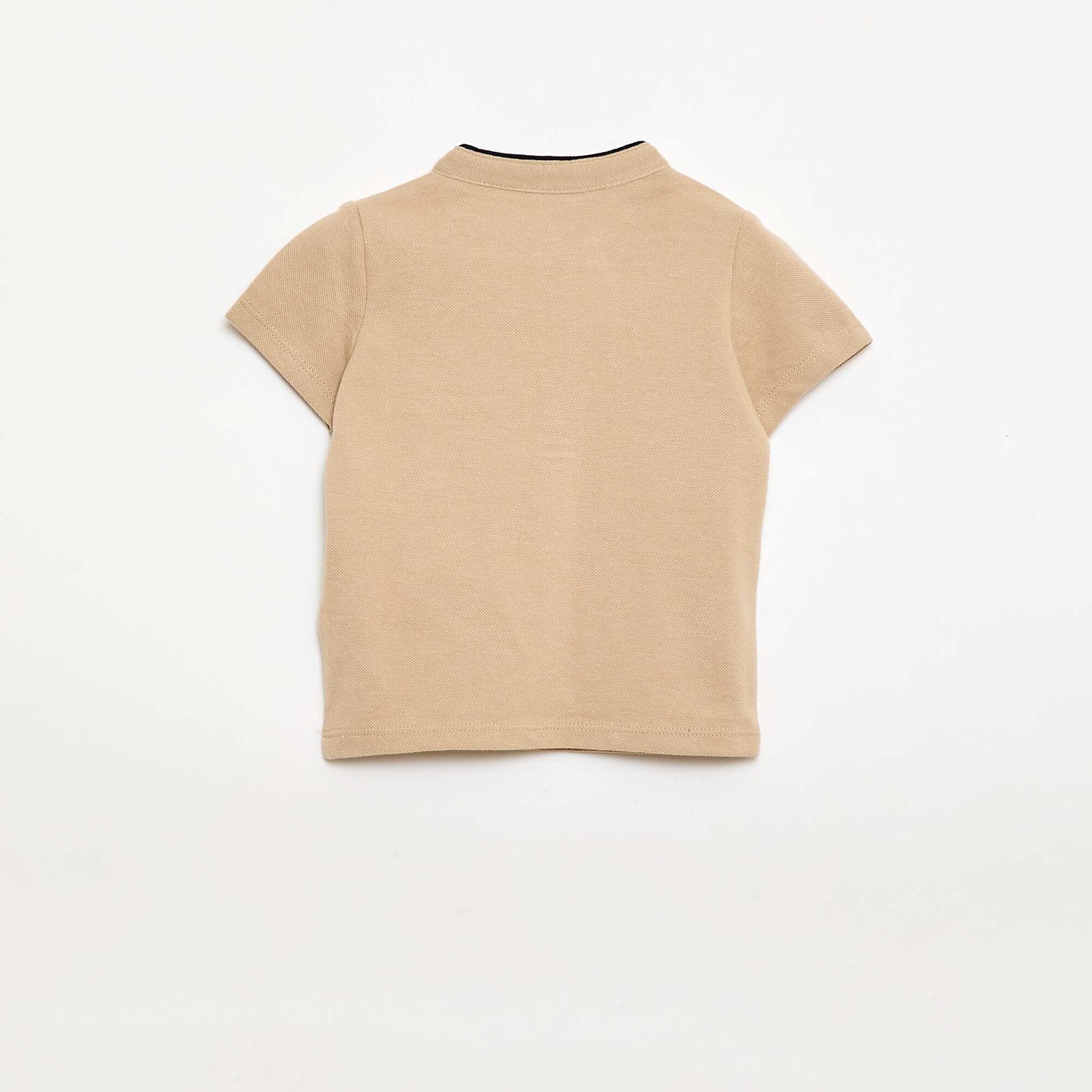 პოლო და შორტი კომპლექტი - 2 ცალი კრემისფერი