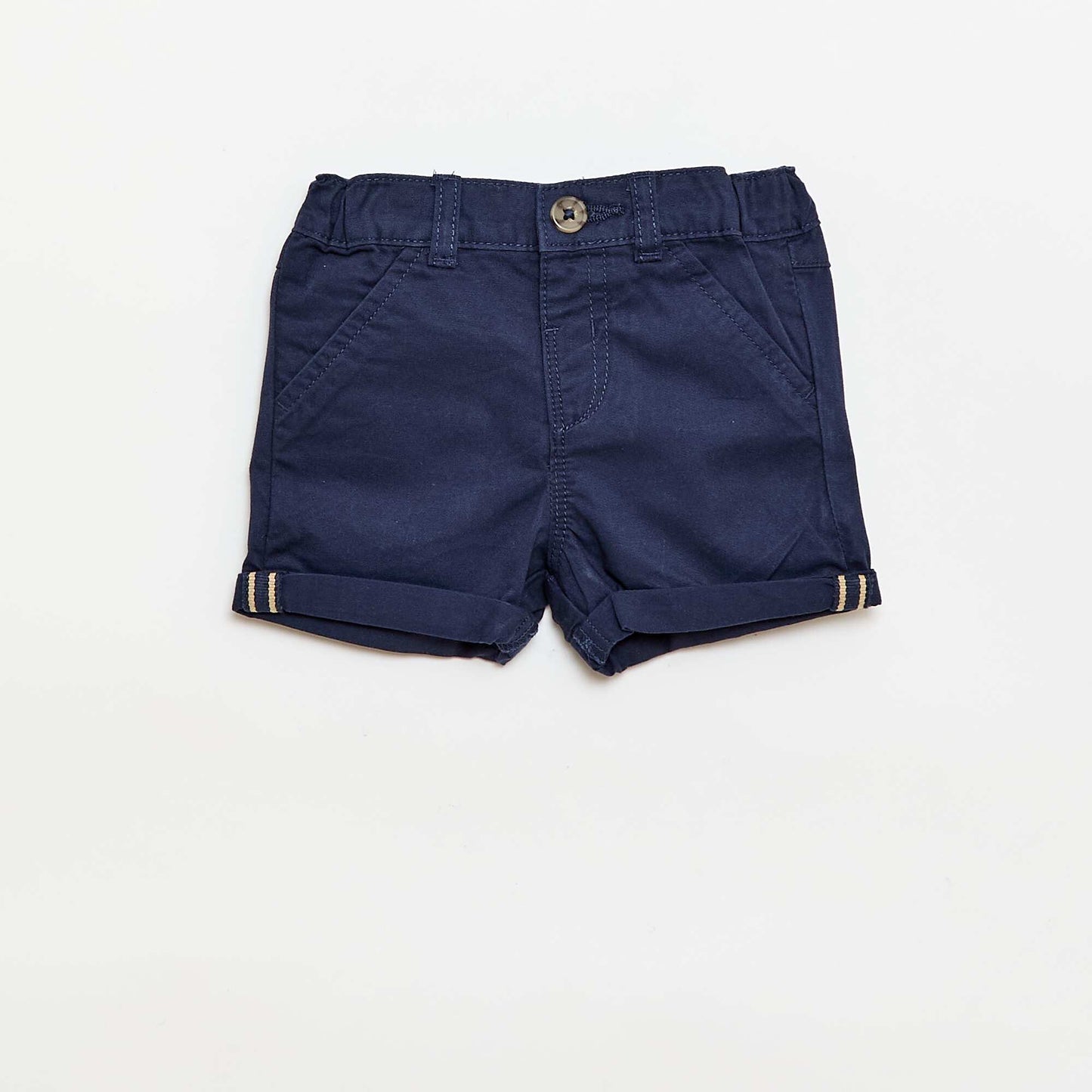 პოლო და შორტი კომპლექტი - 2 ცალი კრემისფერი