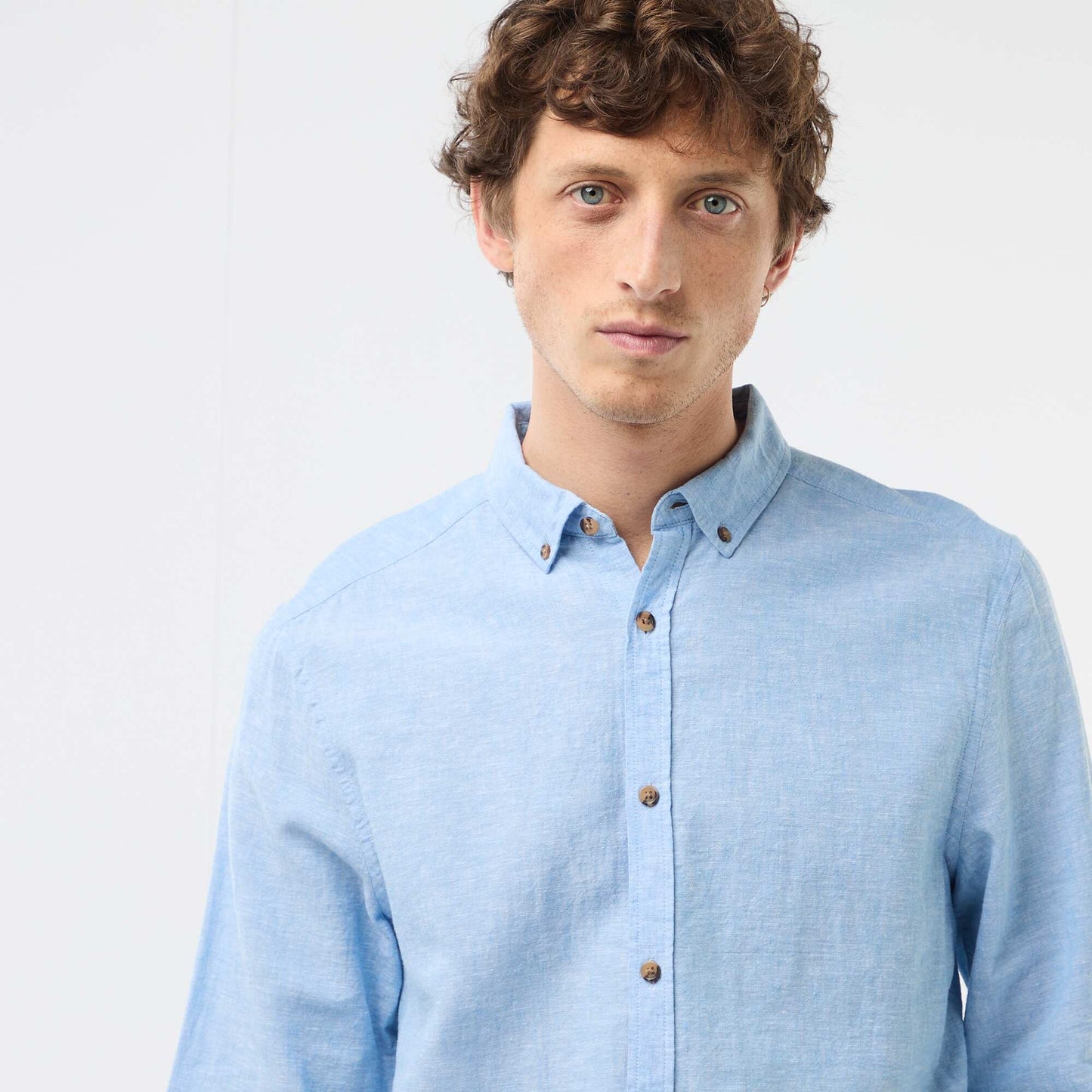 ტილო ნაზავი პერანგი თეთრი