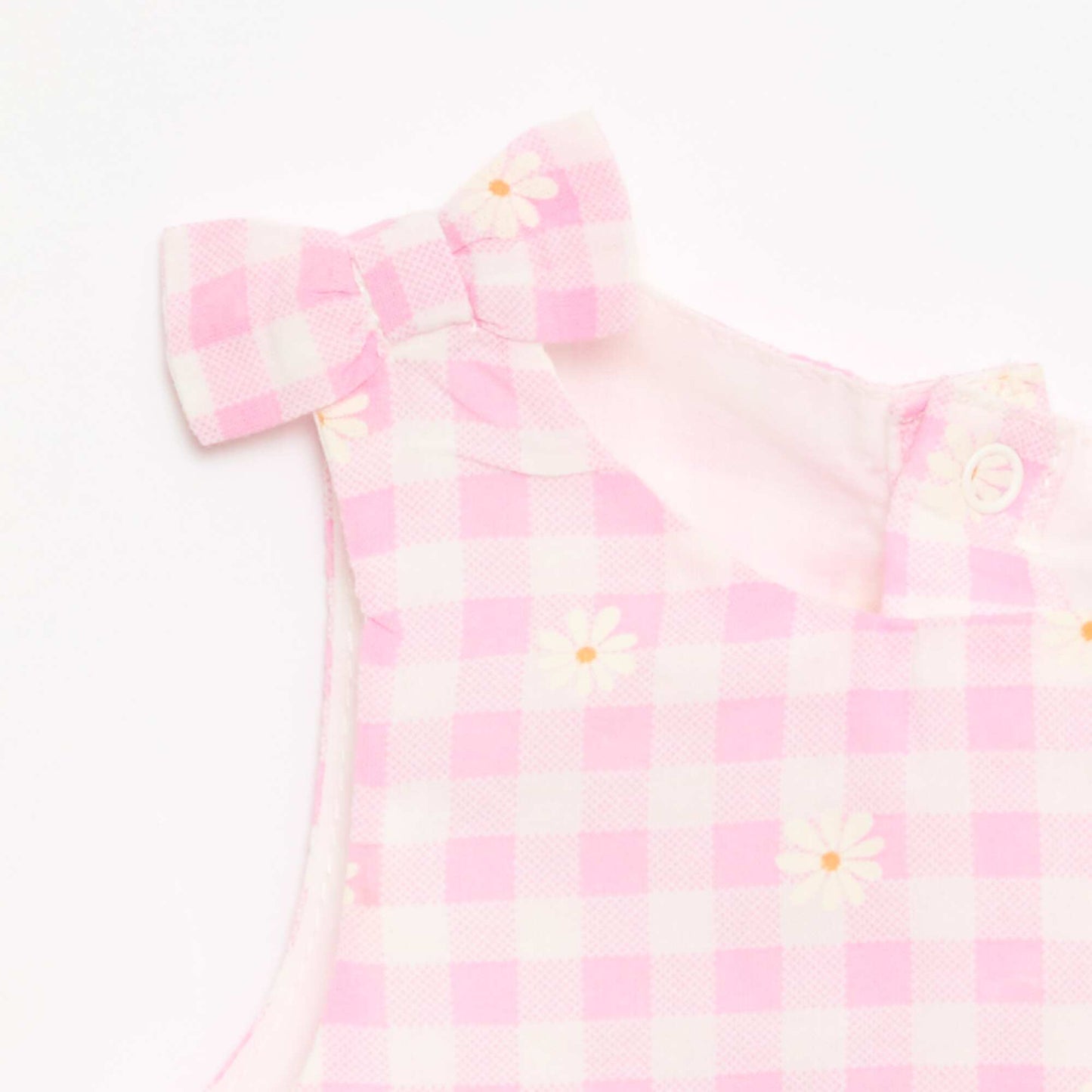Sleeveless flared dress PINK
