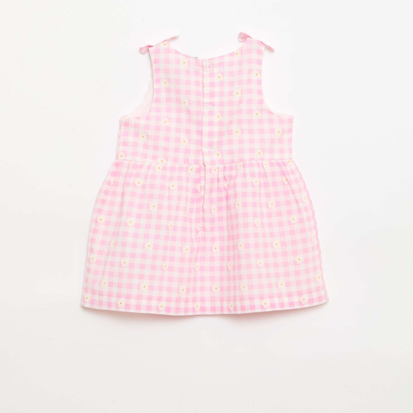 Sleeveless flared dress PINK