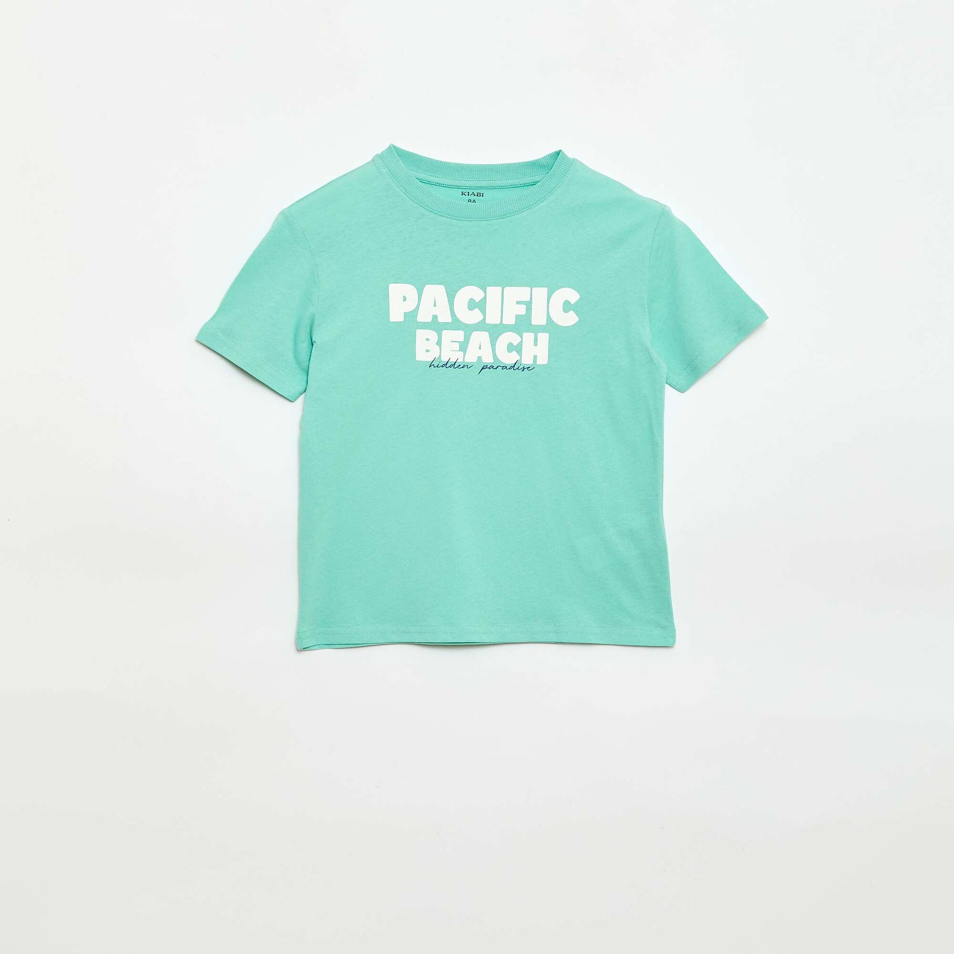 Printed Short-Sleeved T-Shirt GREEN