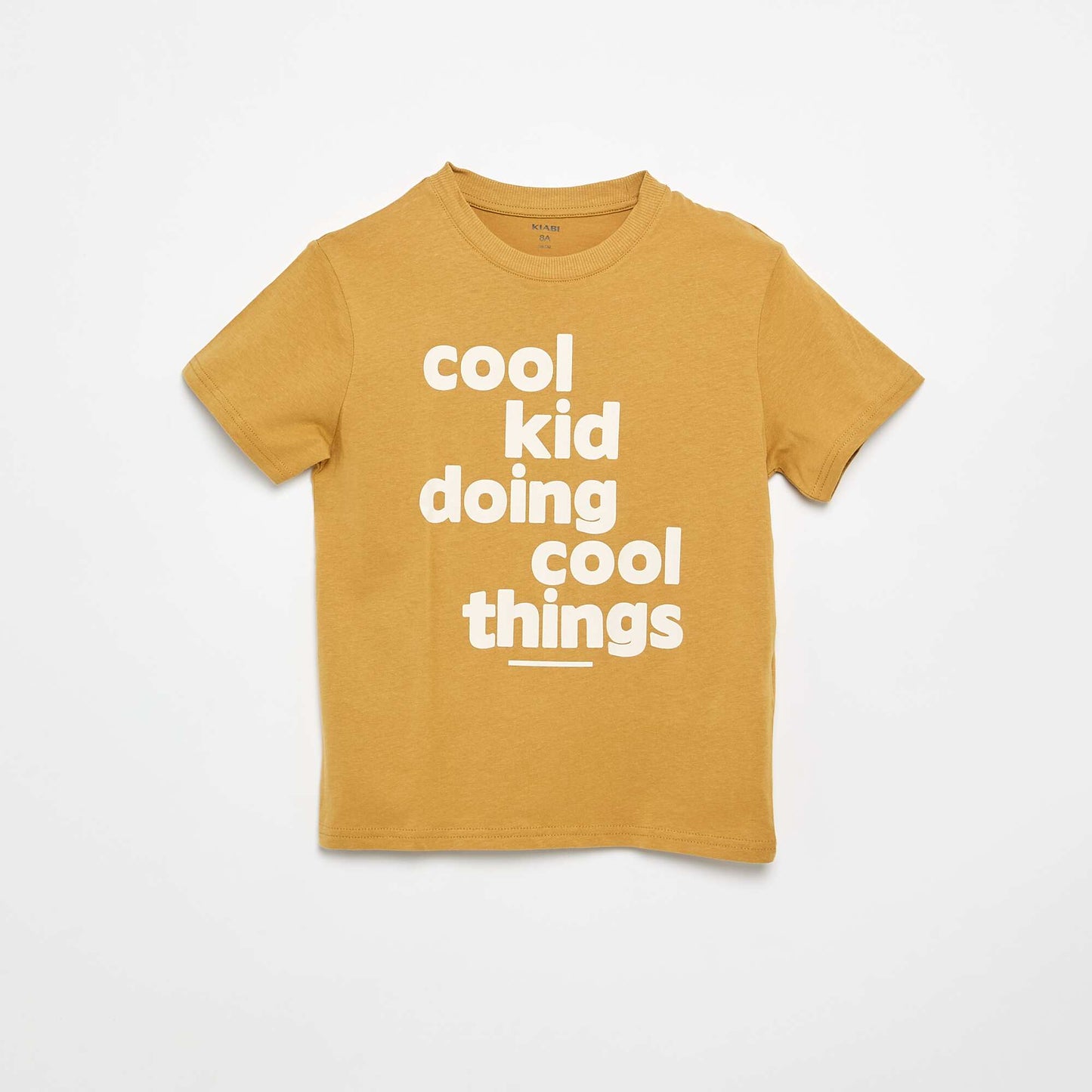 Printed Short-Sleeve T-Shirt BROWN