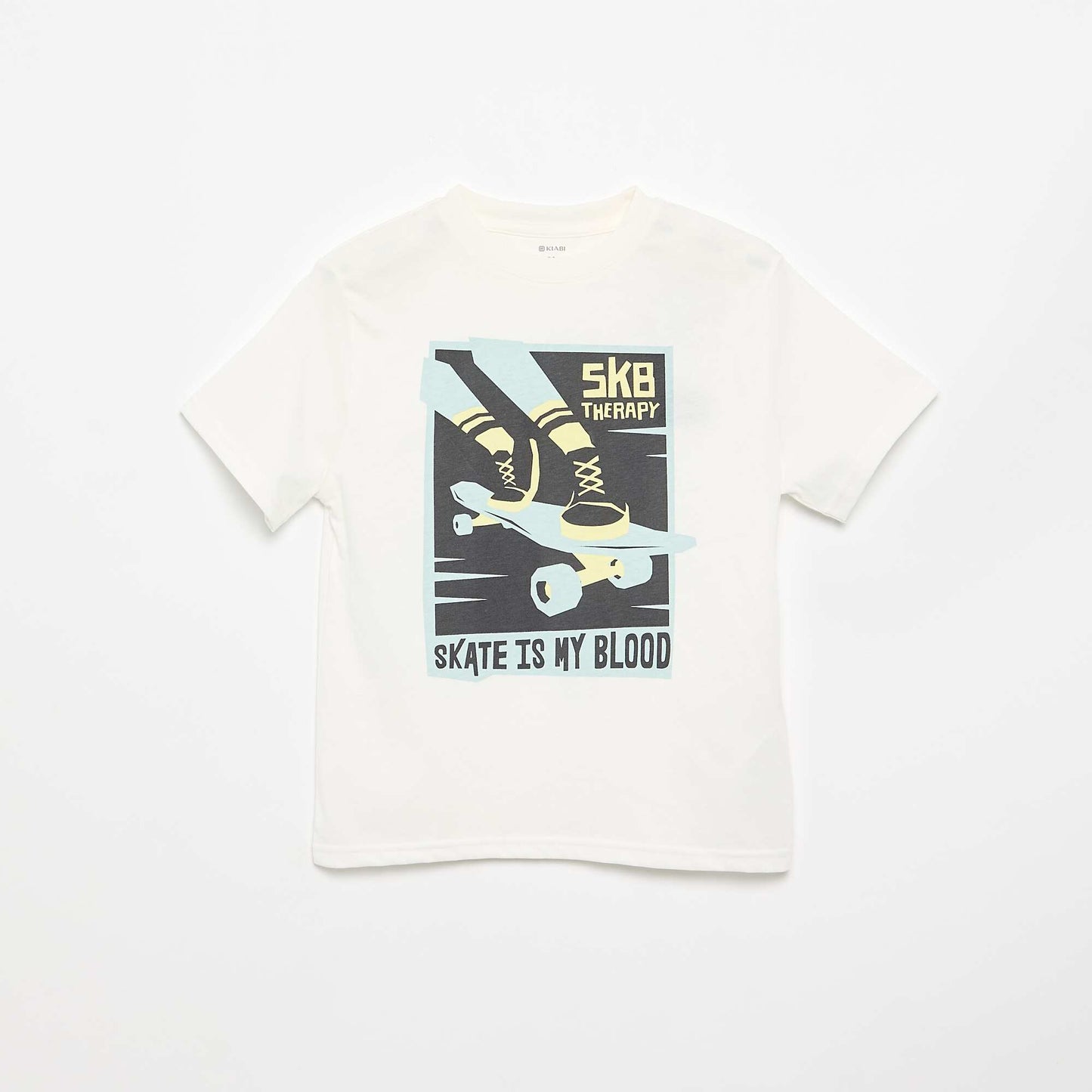 Printed Short-Sleeve T-Shirt WHITE