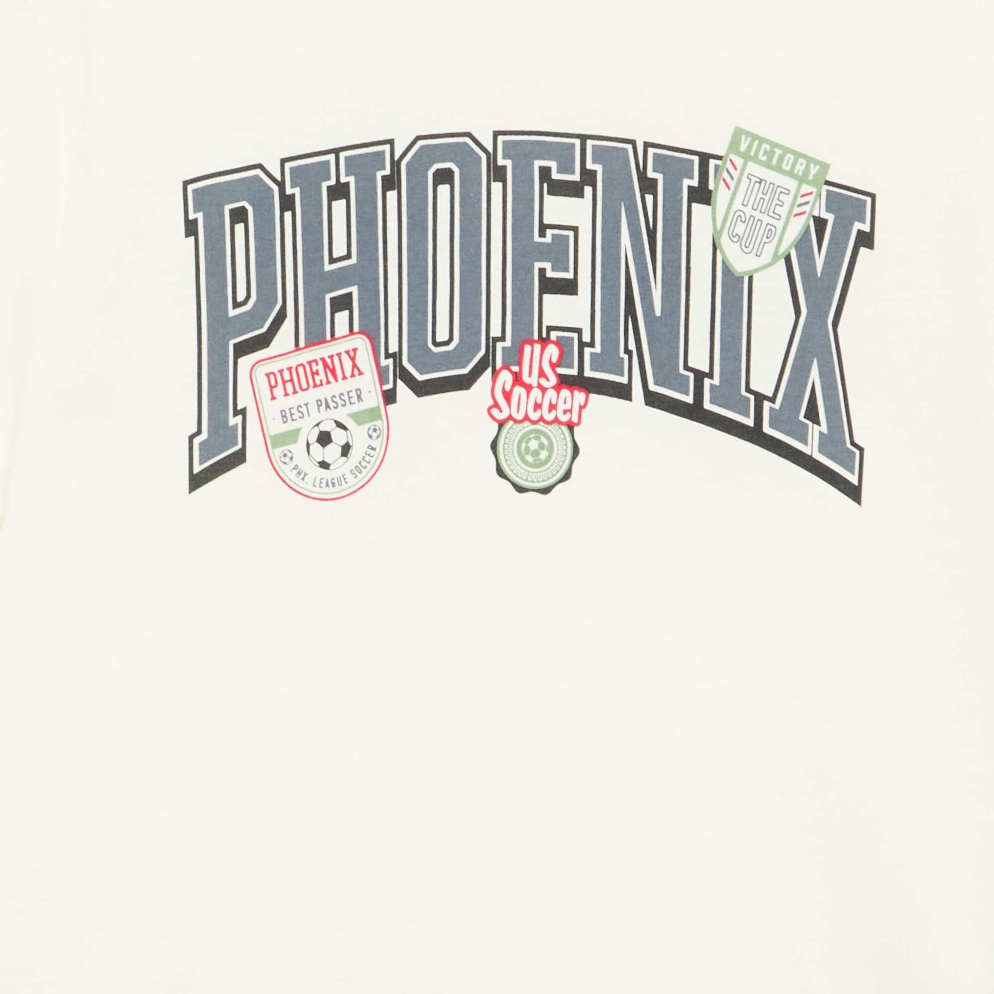 Printed Short-Sleeve T-Shirt WHITE