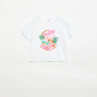 Fantasy Print T-Shirt WHITE
