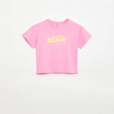 Fantasy Print T-Shirt PINK