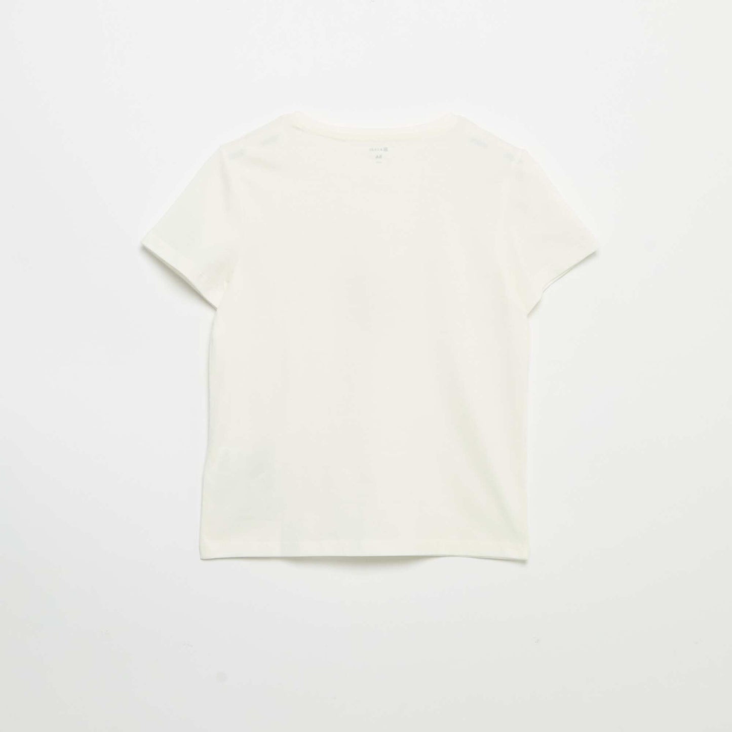 Short-sleeved T-shirt with design WHITE