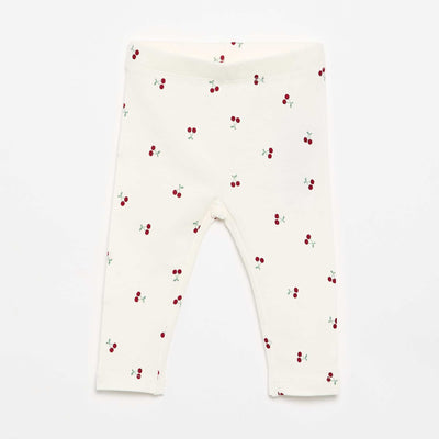 Printed Long Leggings WHITE