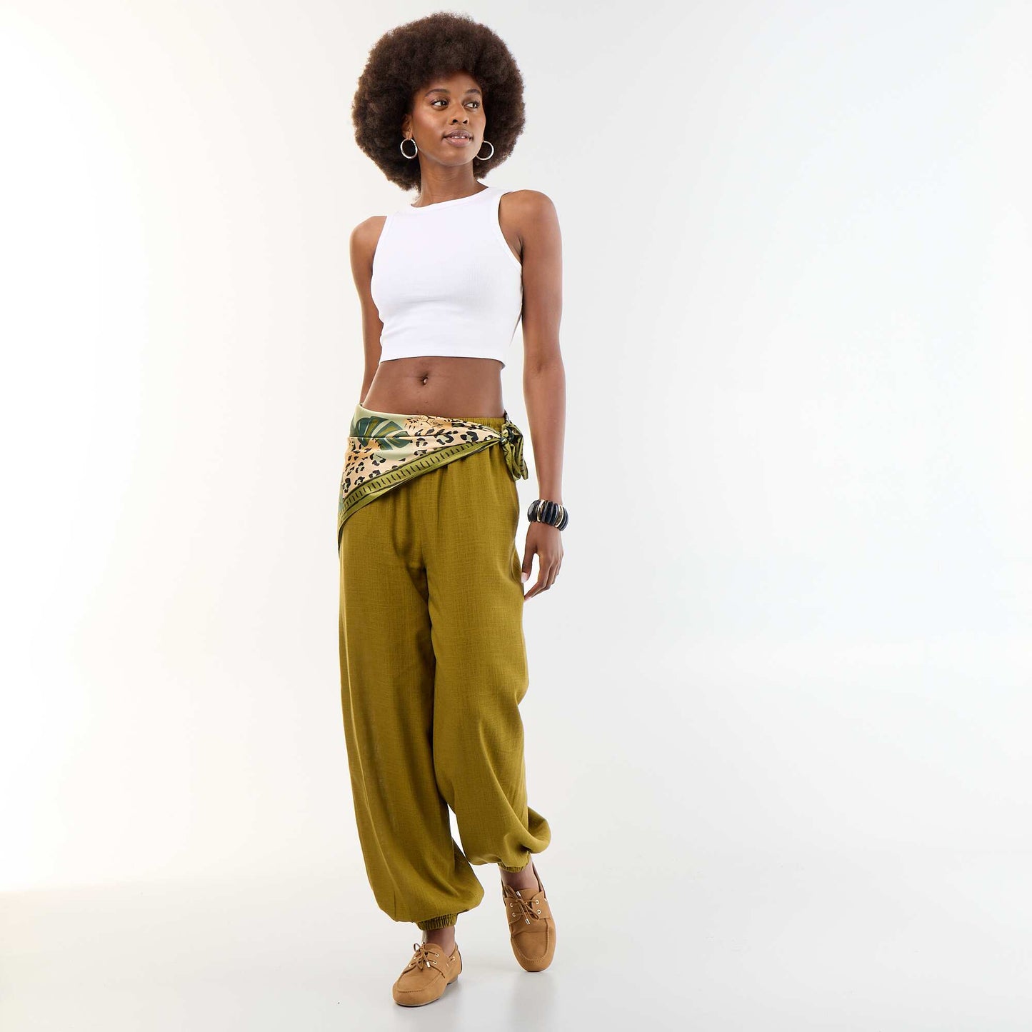 American Armhole Tank Top WHITE
