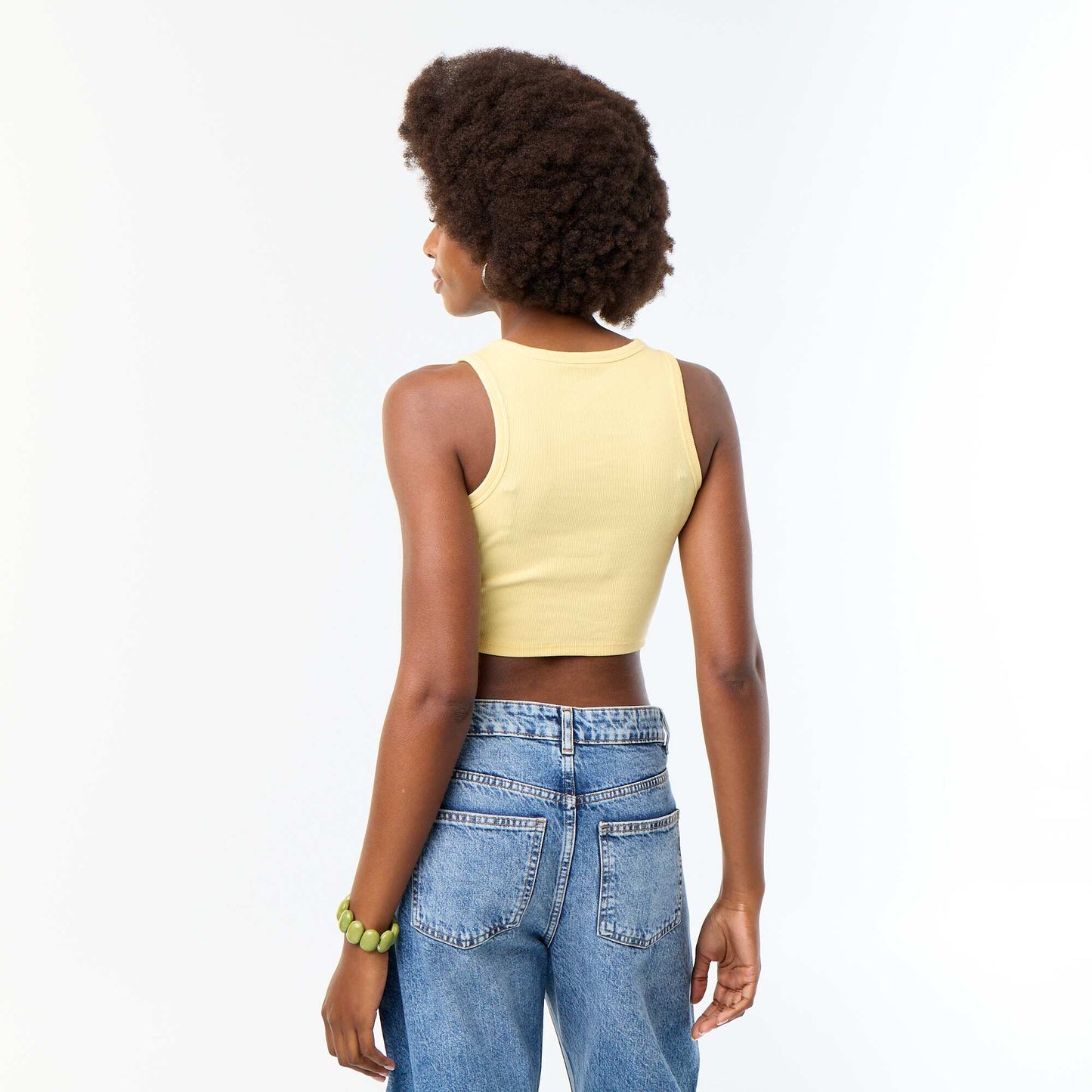 American Armhole Tank Top YELLOW
