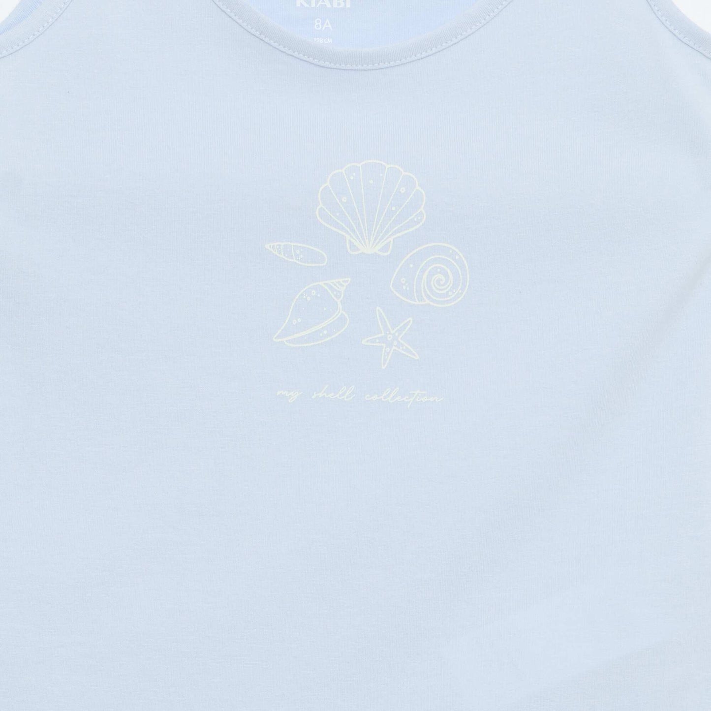 2 ნაწილიანი მოკლე პიჟამოს კომპლექტი: ზედა და შორტი ლურჯი