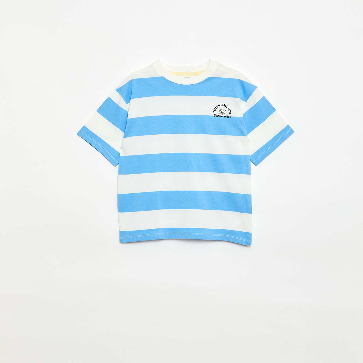 2-piece short pajama set: T-shirt and shorts BLUE