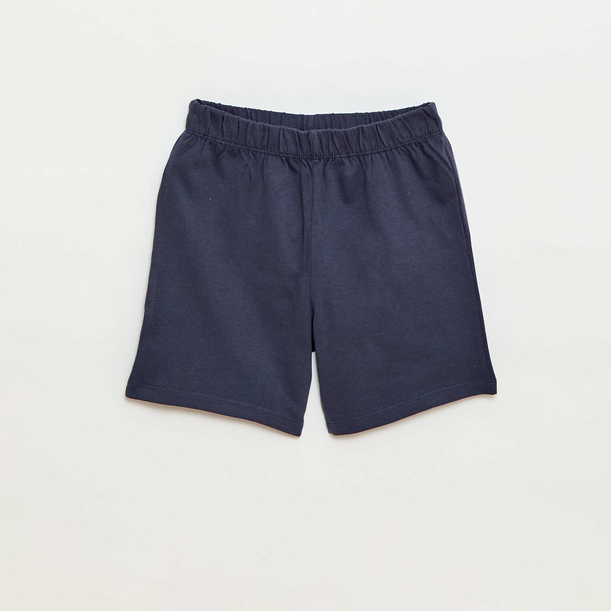 2-piece short pajama set: T-shirt and shorts BLUE