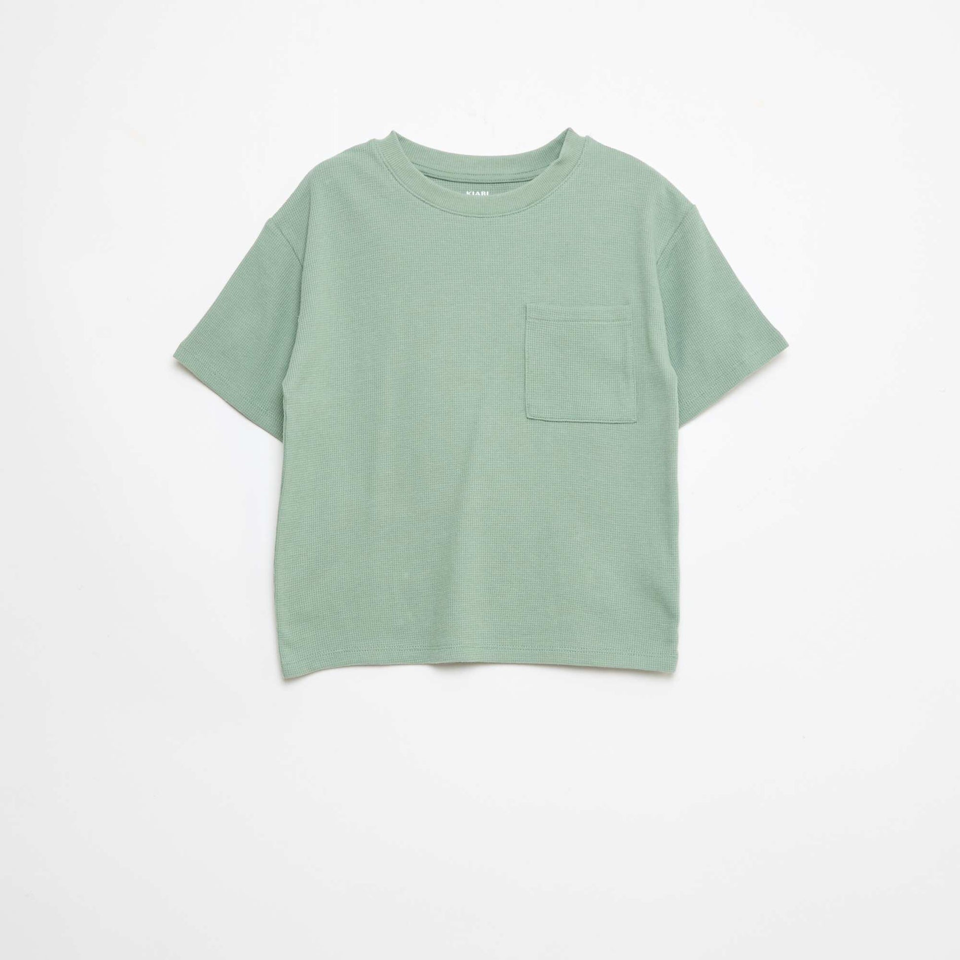 Plain Cotton Pajama Set GREEN