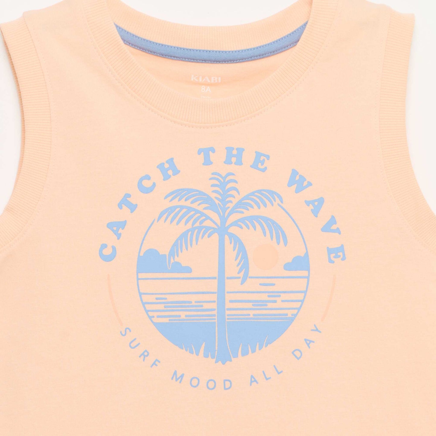 2-ნაწილიანი ზედა და შორტი პიჟამის კომპლექტი ნარინჯისფერი