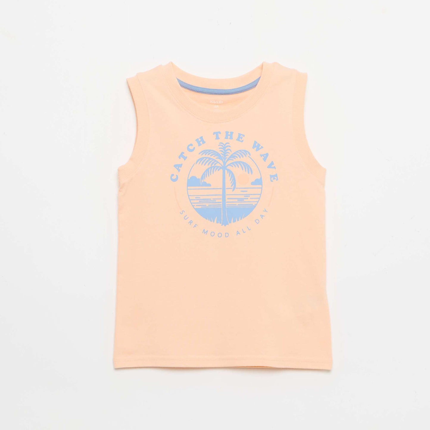 2-ნაწილიანი ზედა და შორტი პიჟამის კომპლექტი ნარინჯისფერი