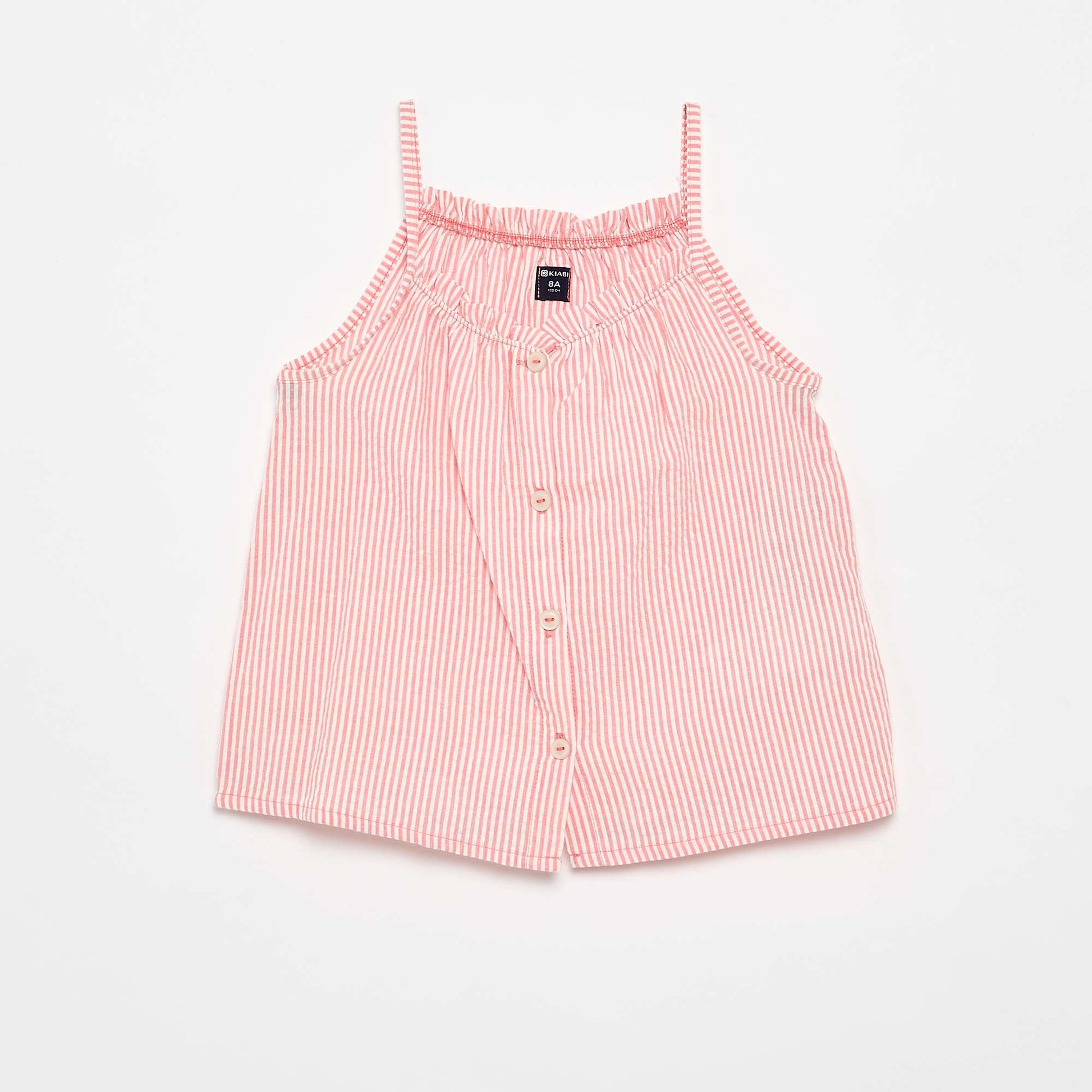 Gingham Tank Top & Shorts Pajama Set - 2 Piece RED