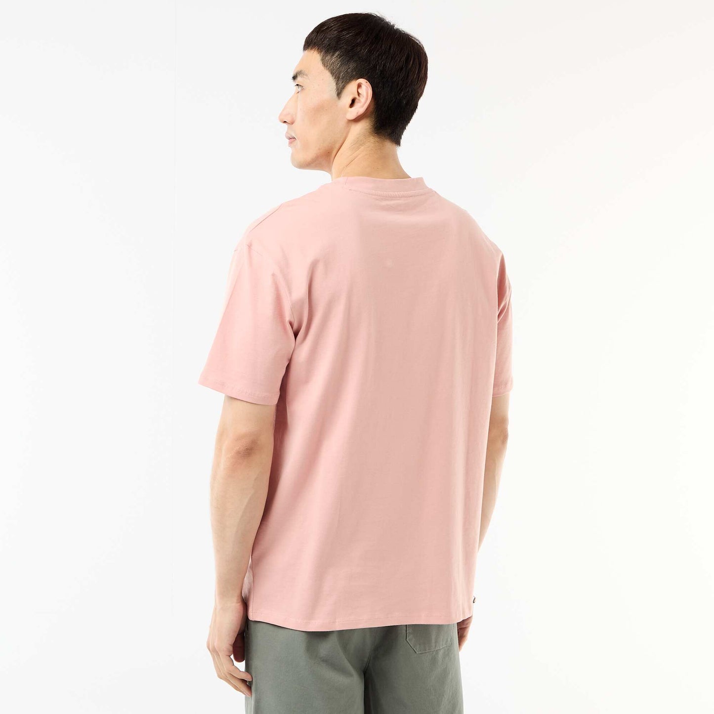Comfort Fit / Oversized Plain T-shirt PINK
